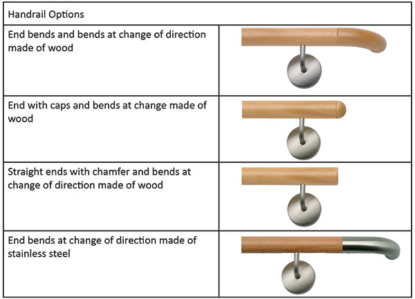 Timber Handrail Options